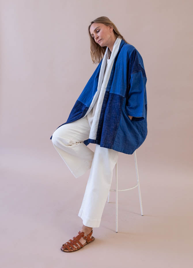 Atelier Delphine Haori Patchwork Coat