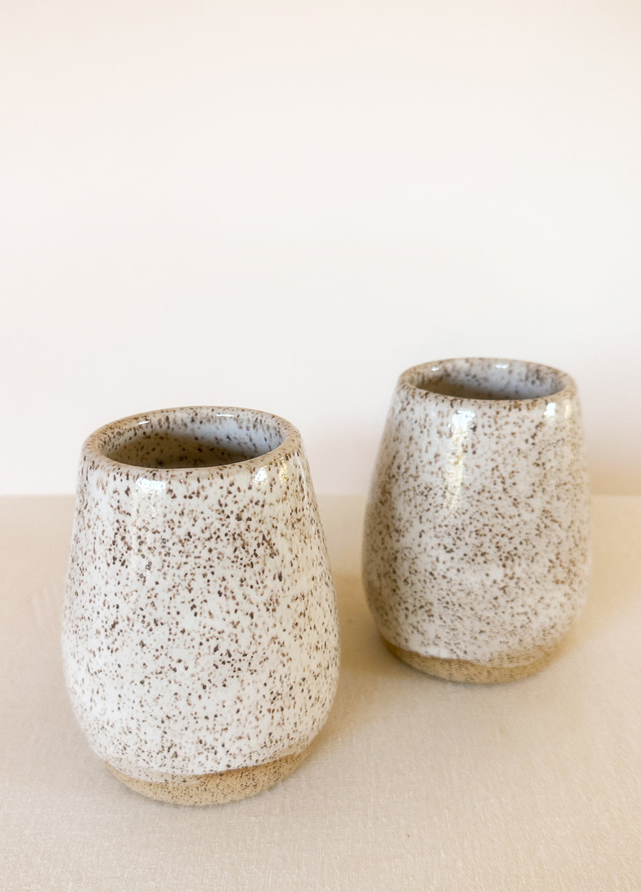 Wild Bower Speckled Stemless Wine Cup