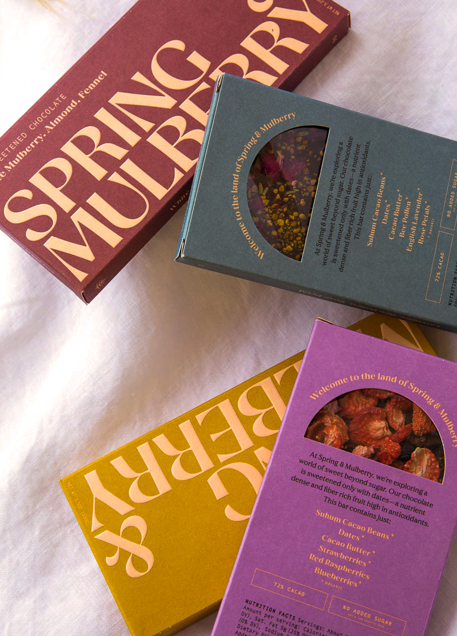 SPRING & MULBERRY CHOCOLATE BARS