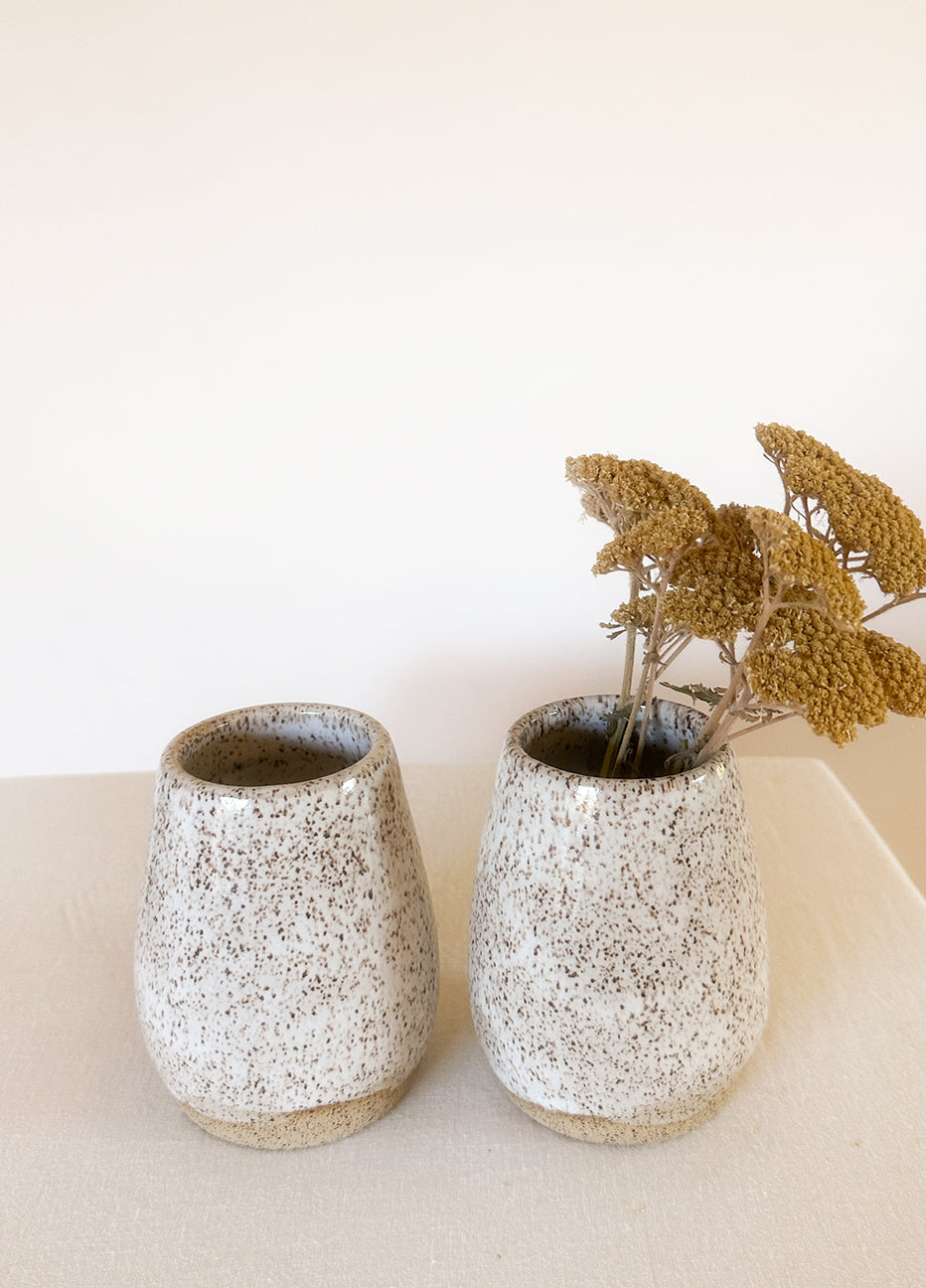 Wild Bower Speckled Stemless Wine Cup