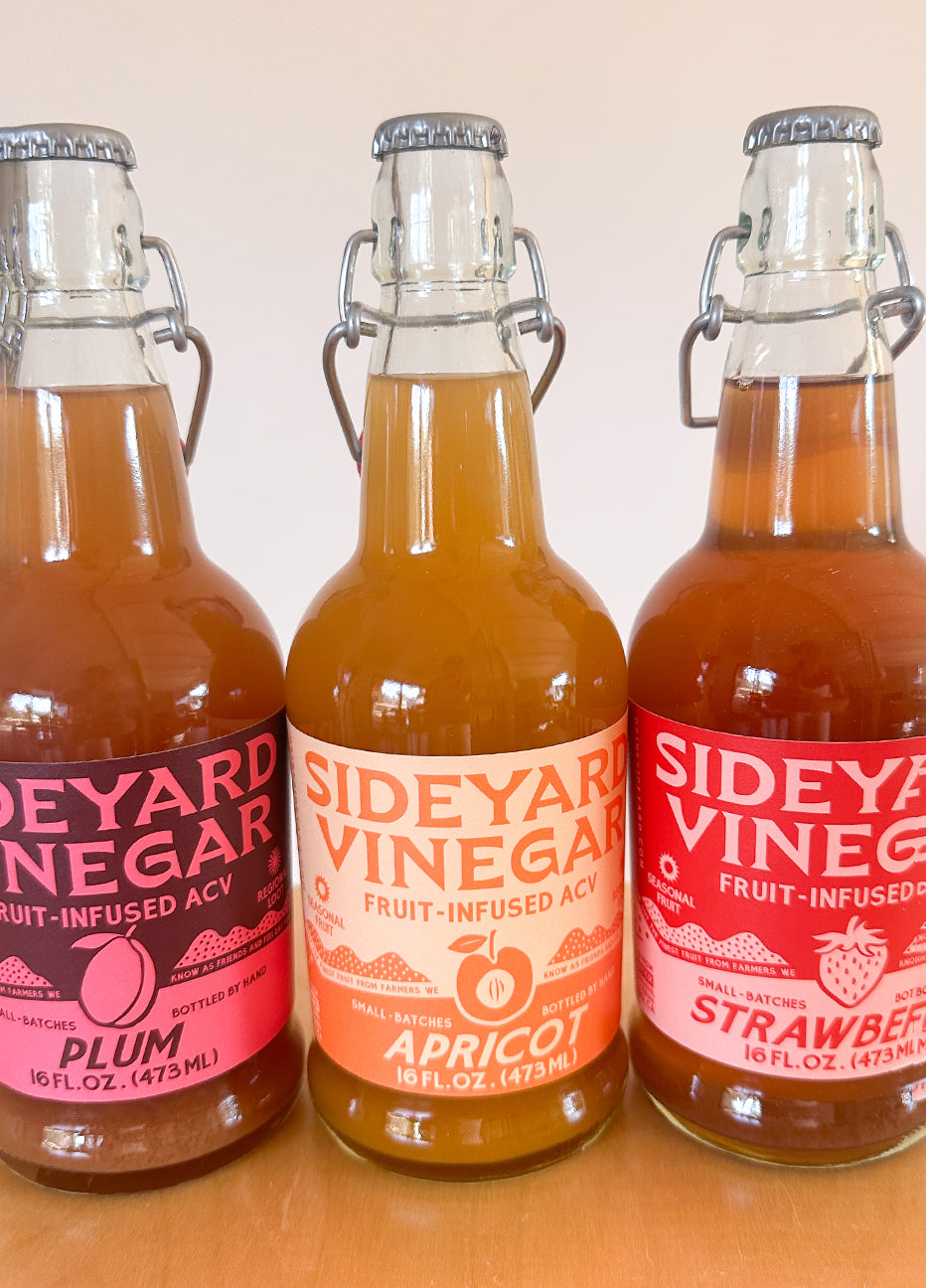 Sideyard Infused Vinegar Shrubs