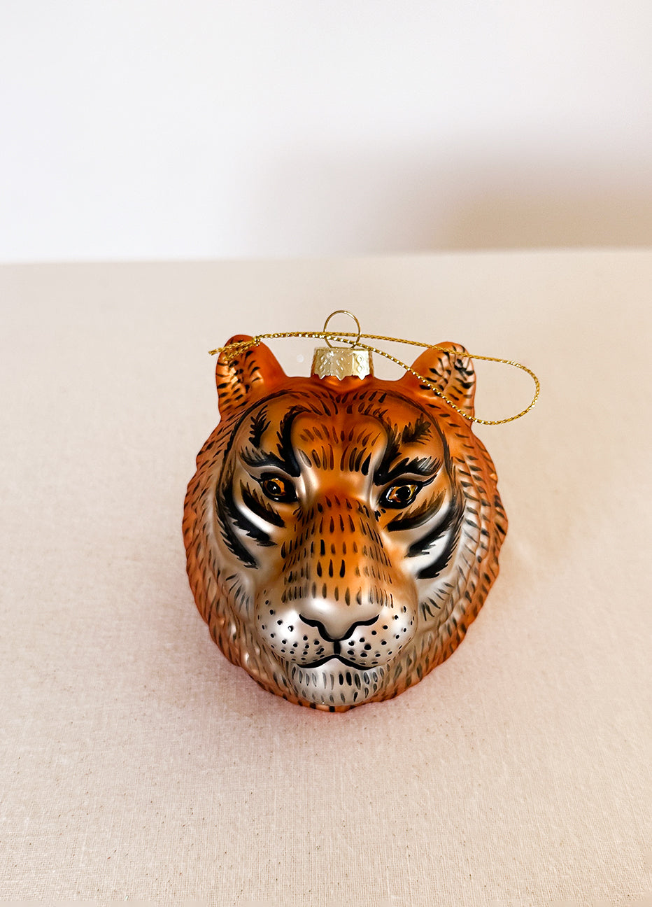 Tiger Head Ornament