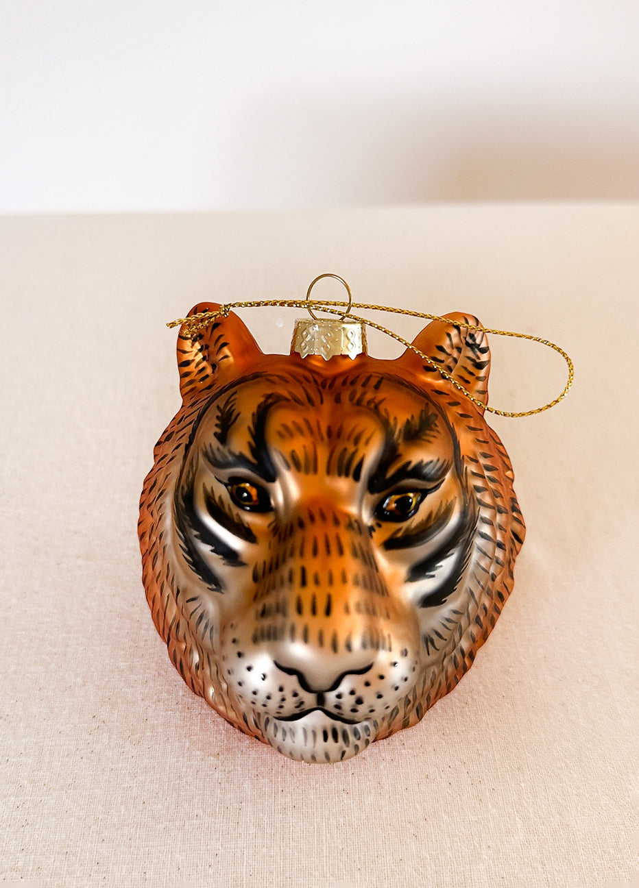 Tiger Head Ornament