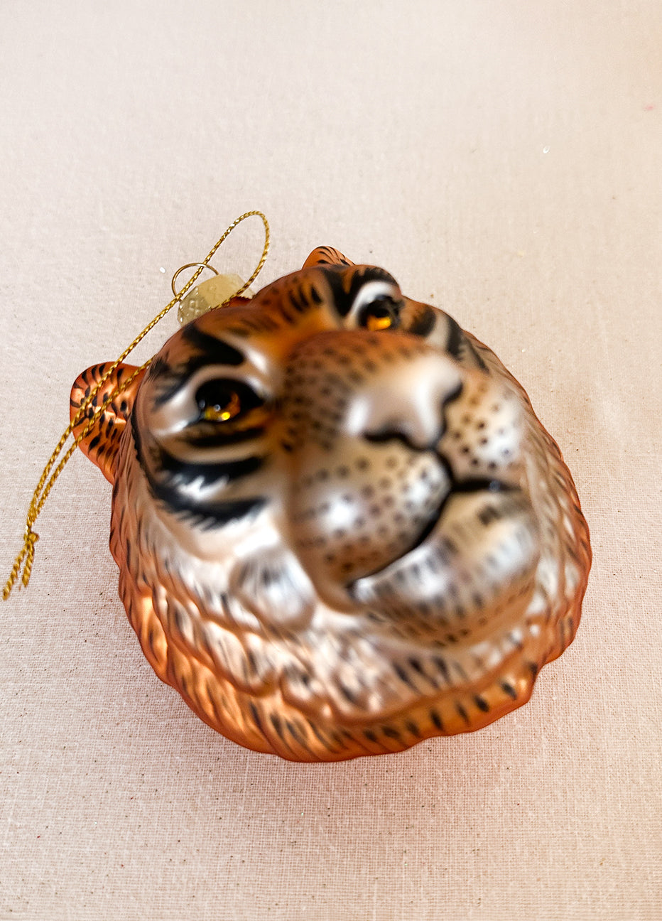 Tiger Head Ornament