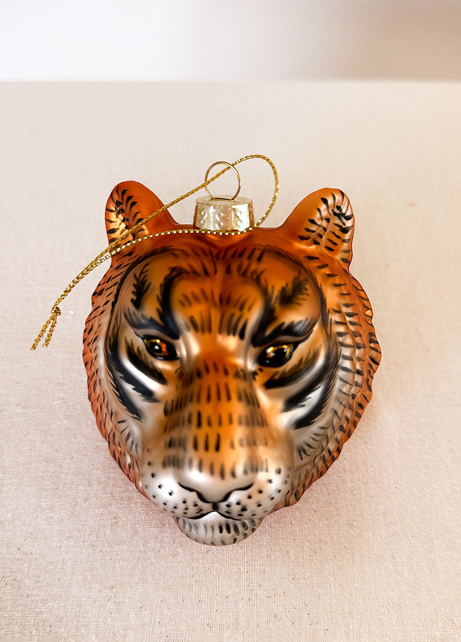 Tiger Head Ornament