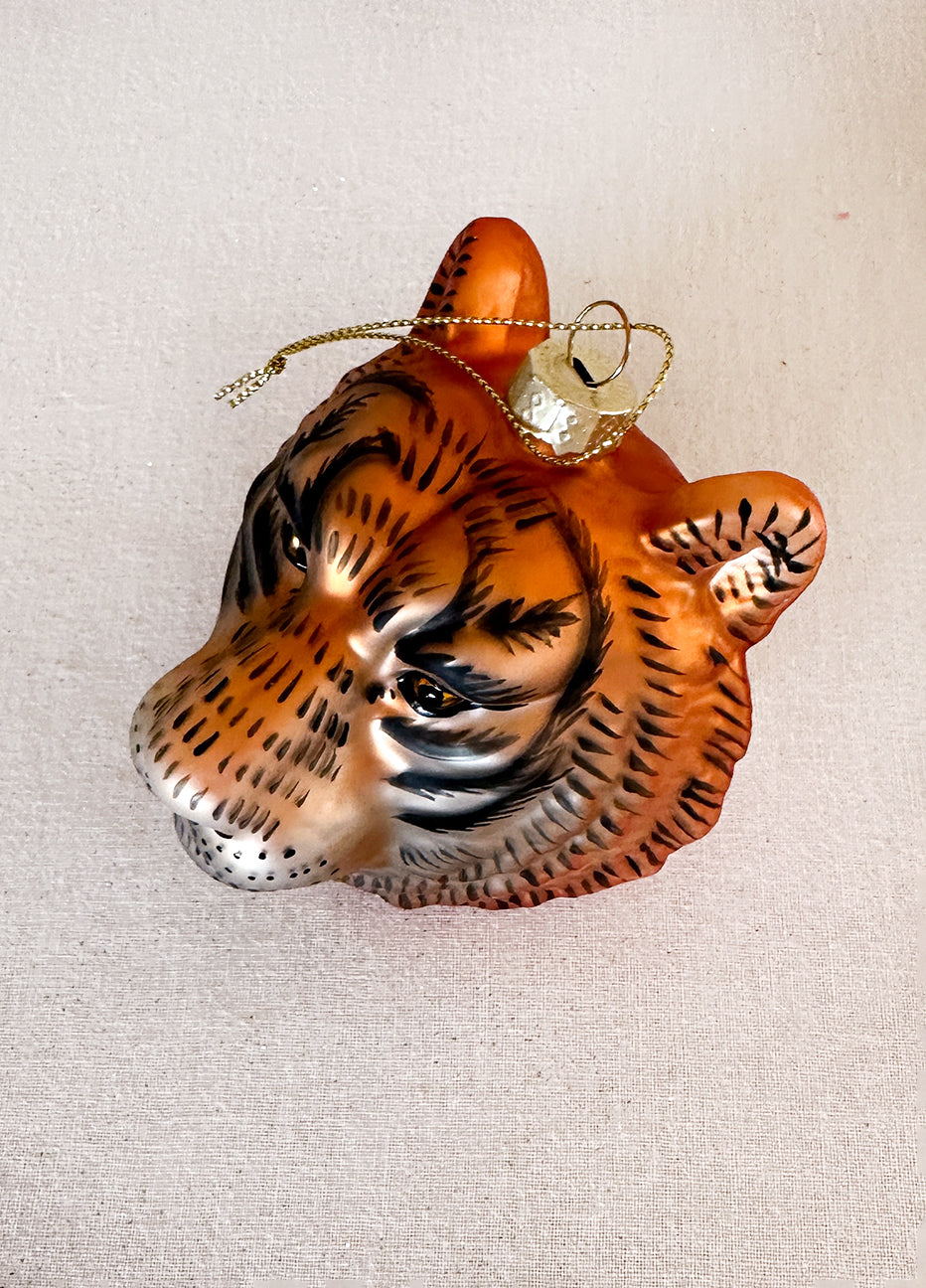 Tiger Head Ornament