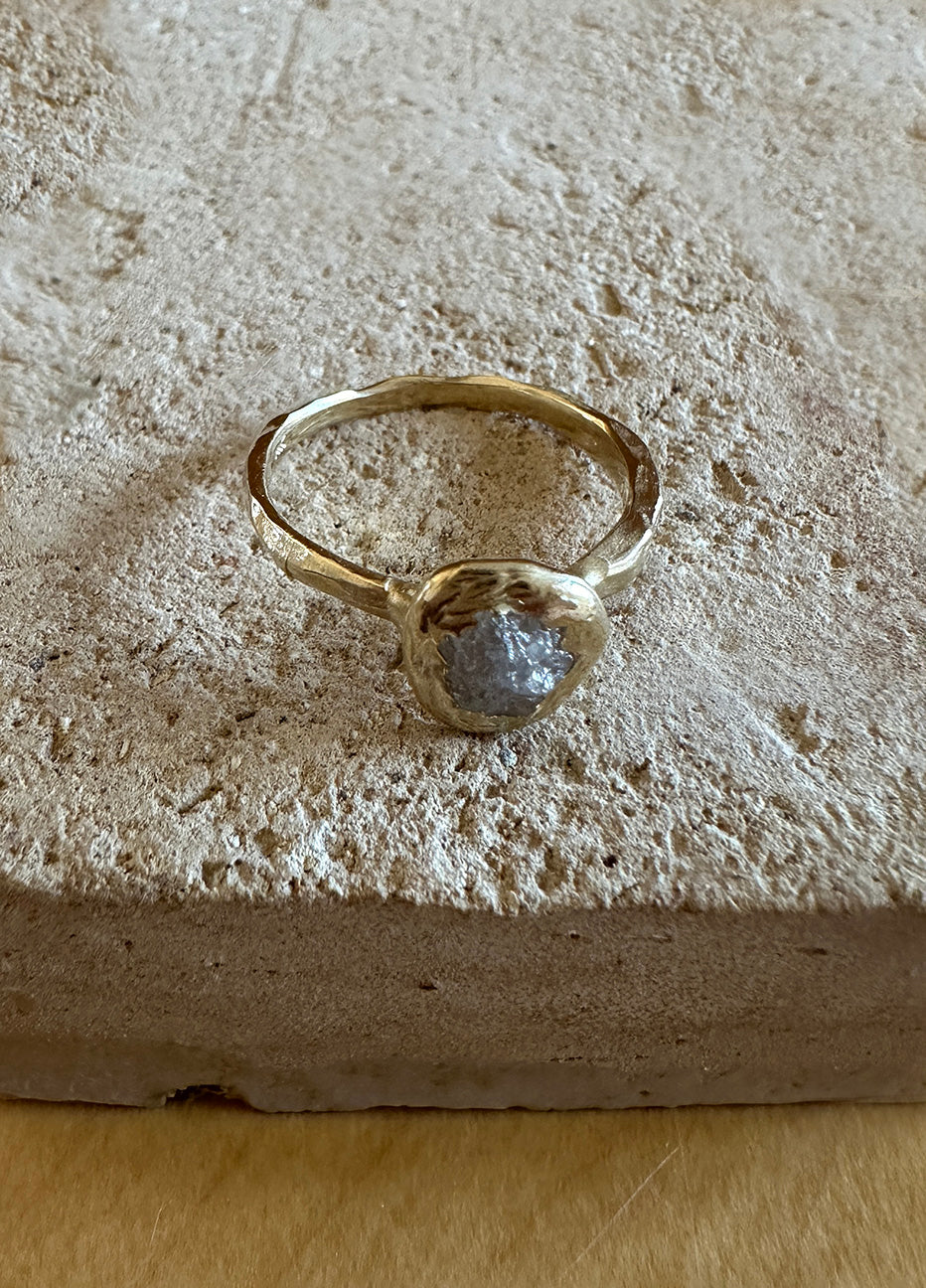 Emilie Shapiro Rough Diamond Solitaire Ring