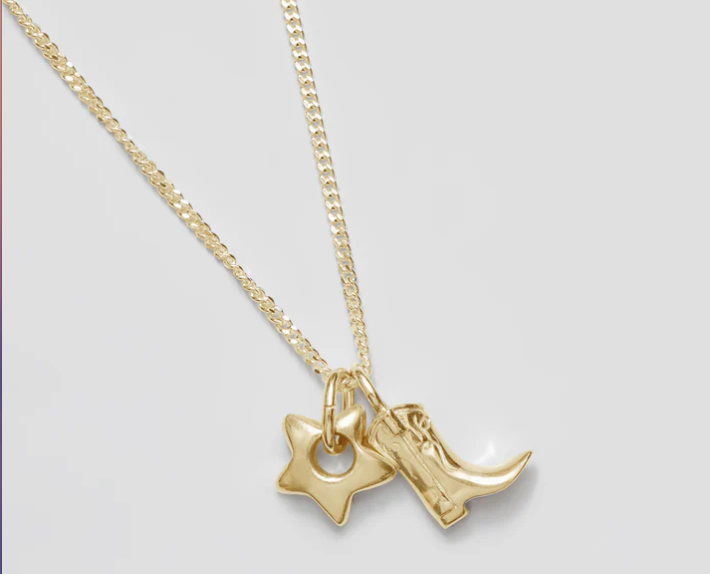 Wolf Circus Cow-star Charm Necklace