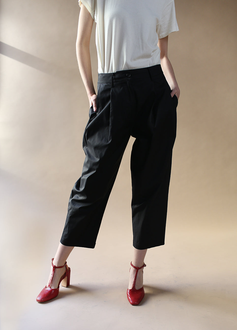 Amente Pleated Taper Pants