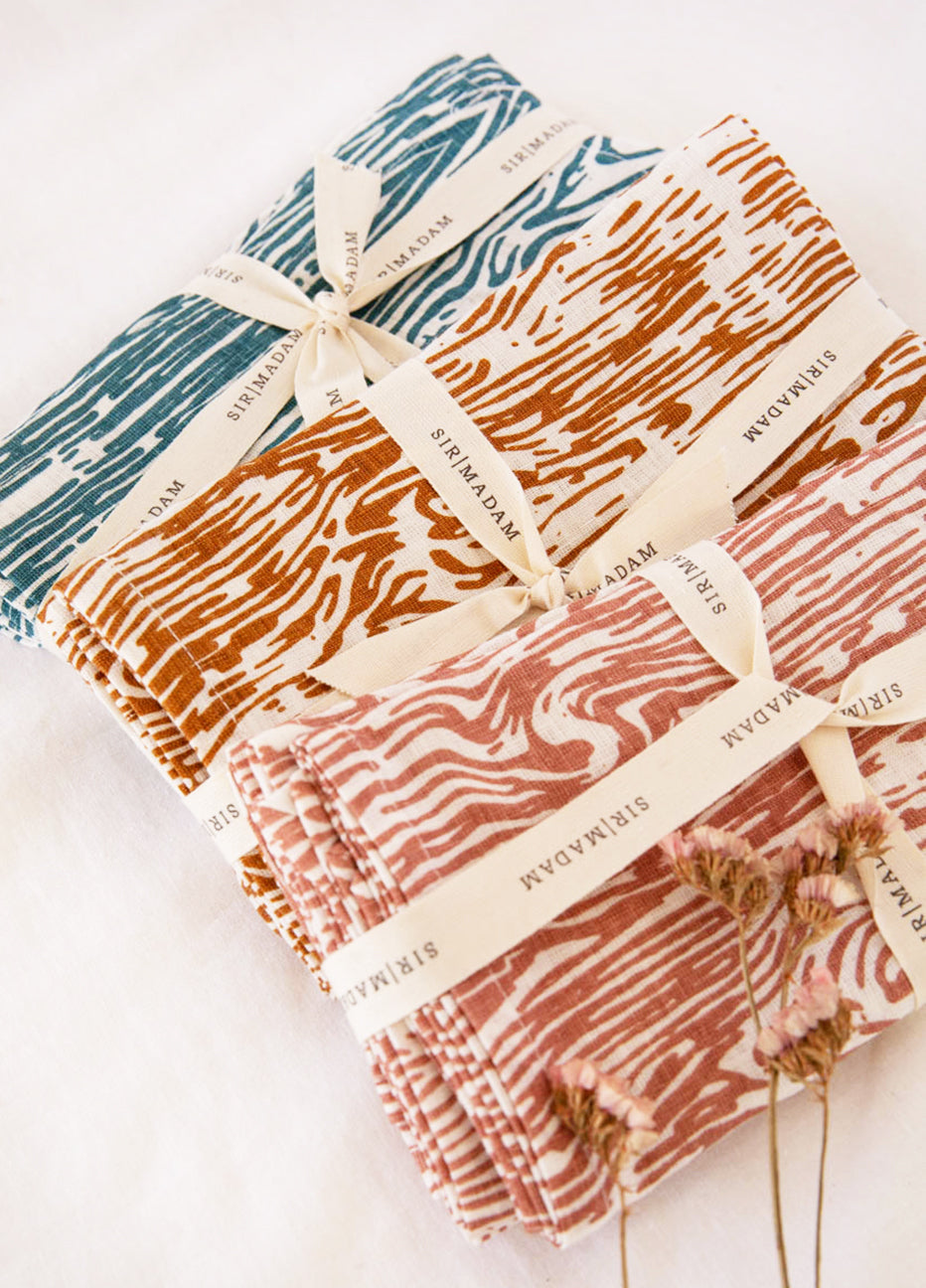 Faux Bois Napkin Individual