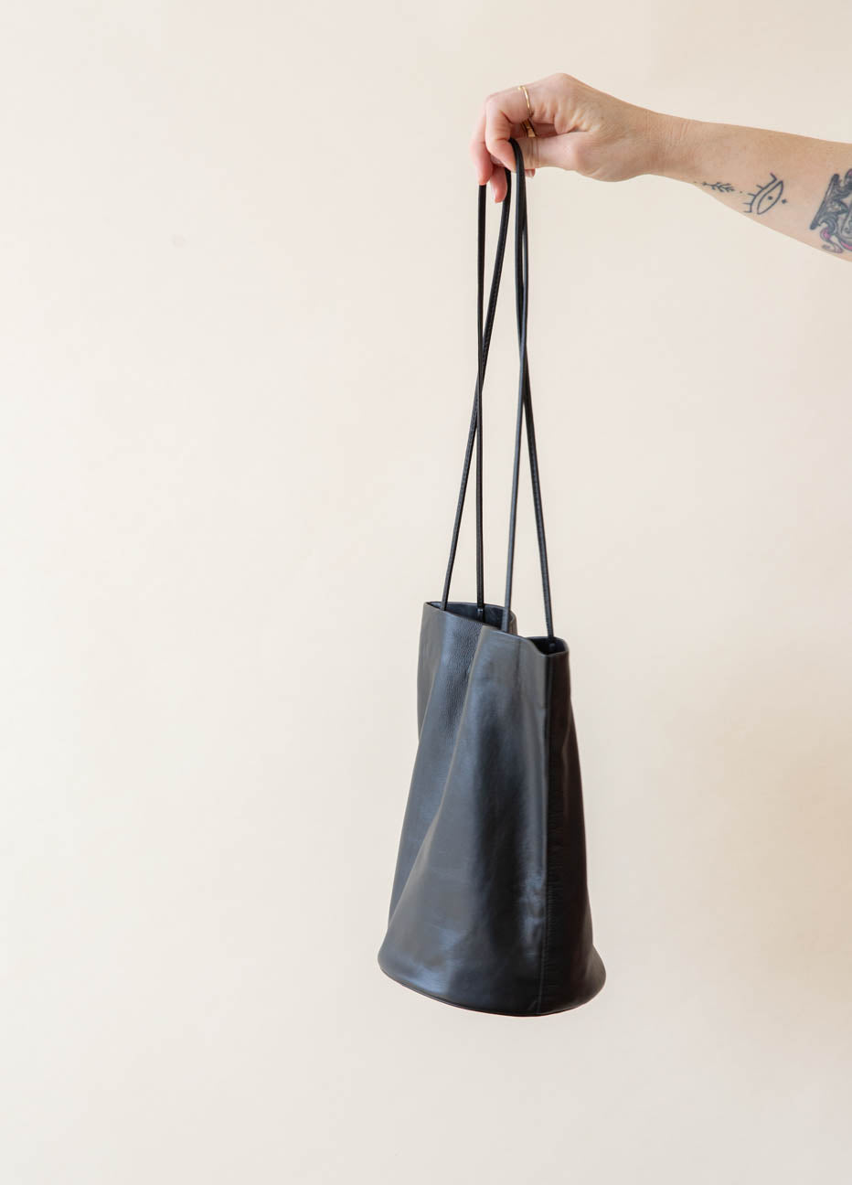 Slim Lamb Oval Bucket Bag BellJar