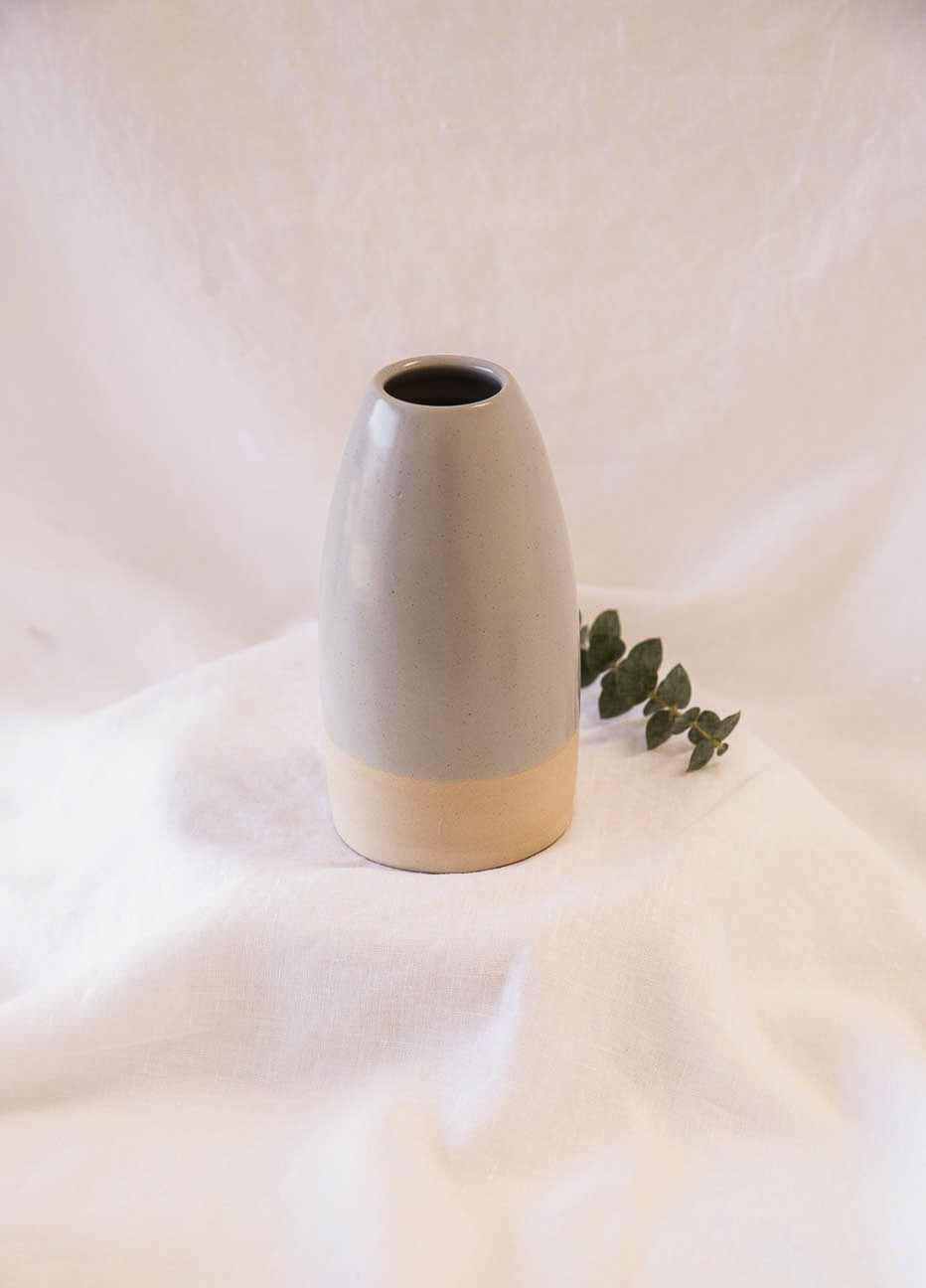 Slow Studio Gray Bud Vase