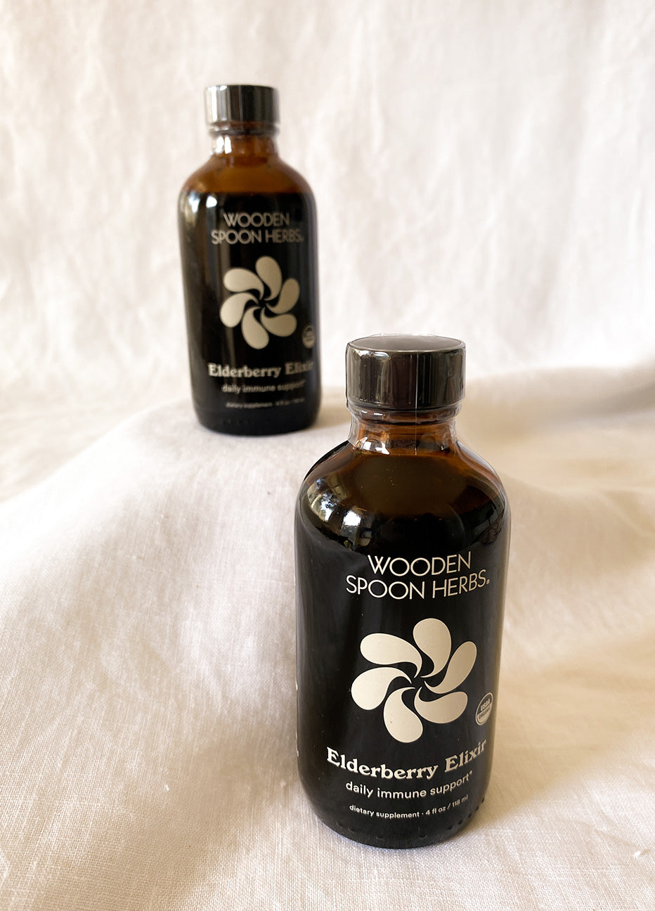 Wooden Spoon Herbs Elderberry Elixir